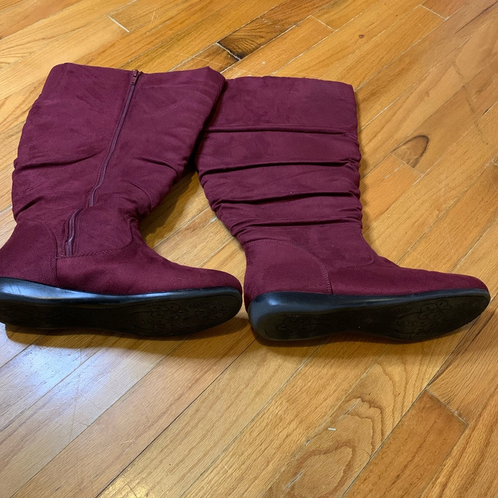 Burgundy Boots 10w